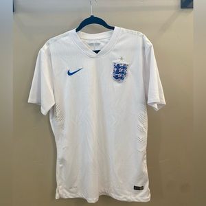 England Soccer / Football Home Jersey. 2014 World Cup. XL.